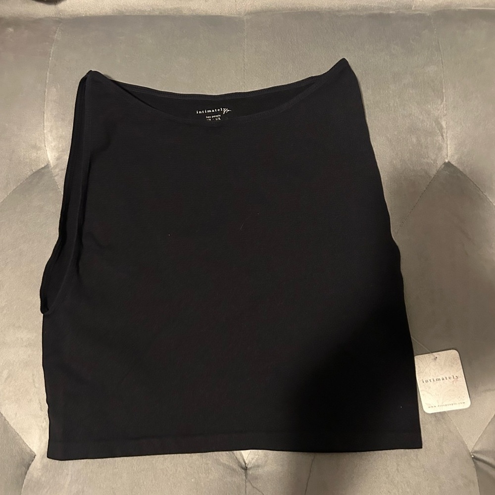 Free People Black Tank Top